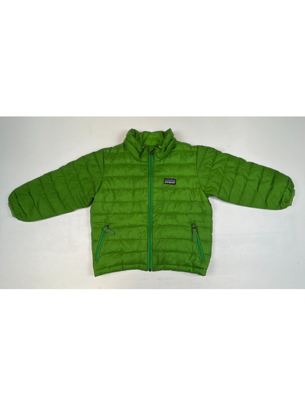 Patagonia Toddler 2T Green Quilted Full Zip Lightweight Puffer Down Jacket Coat
